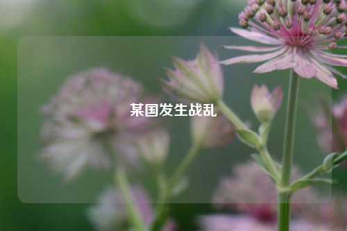 某国发生战乱
