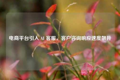 电商平台引入 AI 客服，客户咨询响应速度飙升